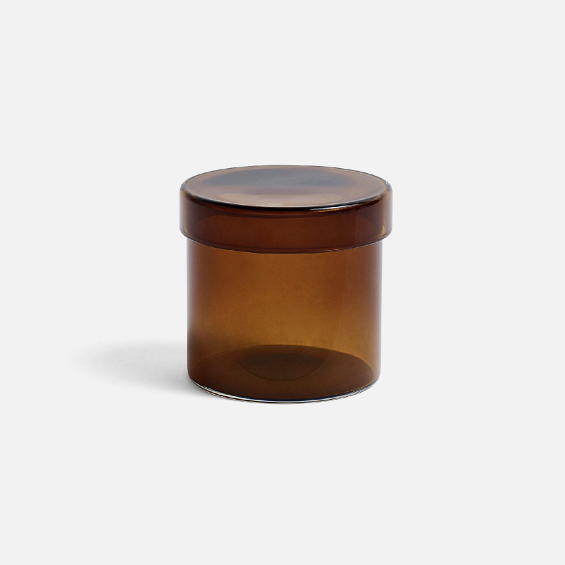 Glass container HAY - Brown