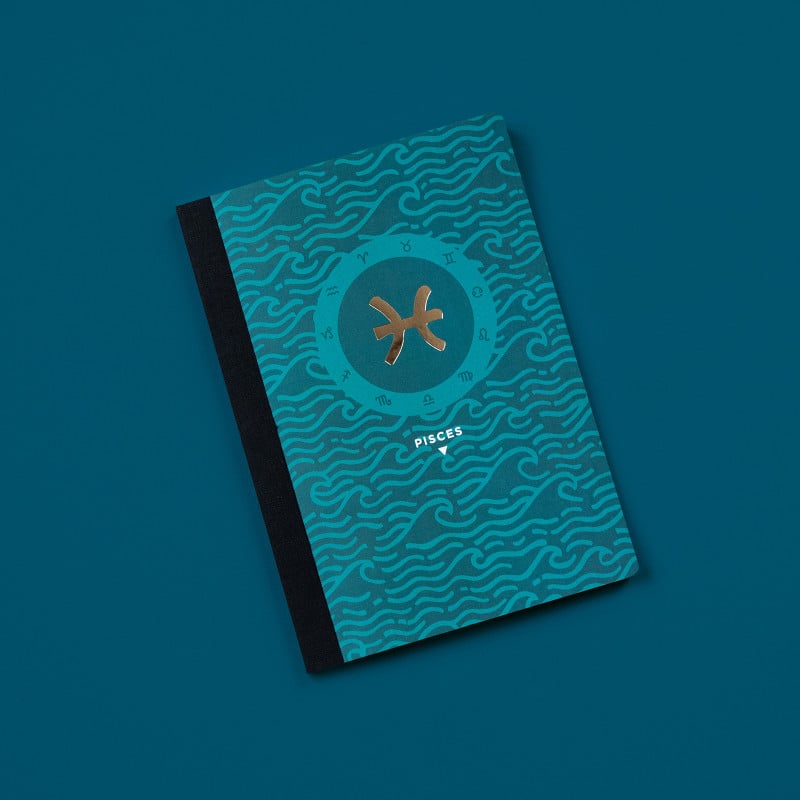 A5 Notebook - Pisces