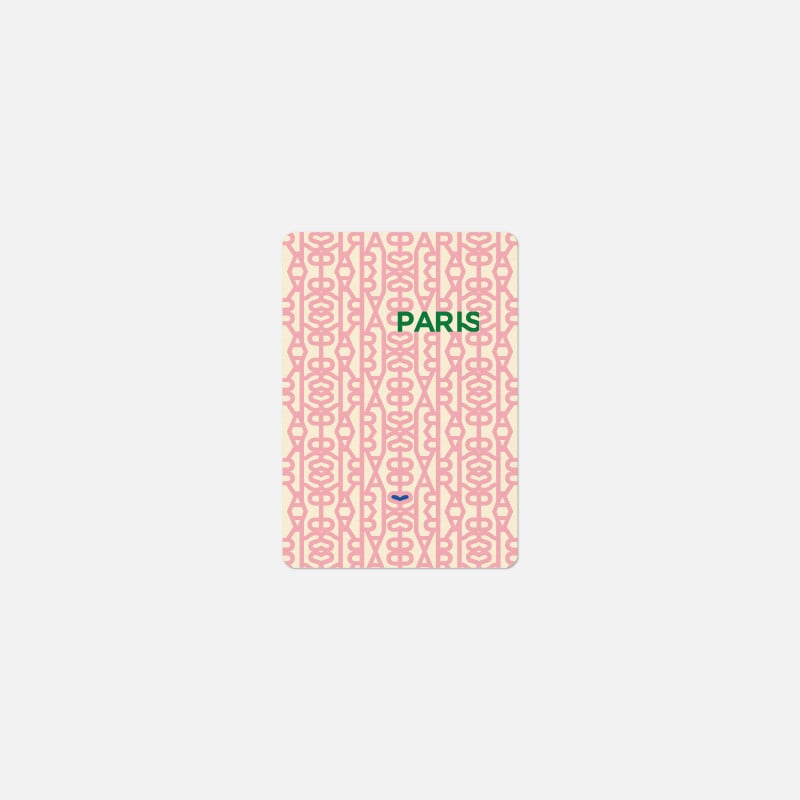 A6 Card - Pink ParisParis