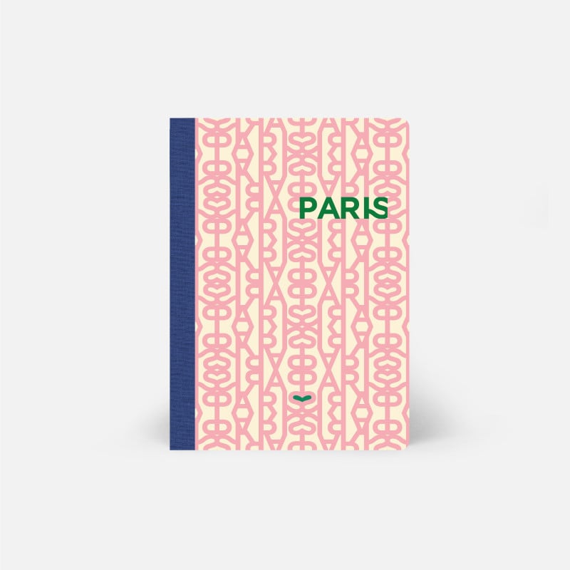 Carnet A5 - ParisParis Rose