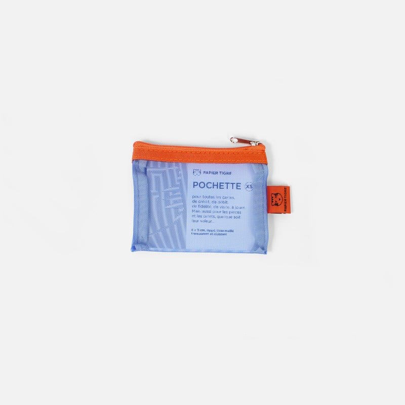 Mesh Pocket XS - Peach Cobalt