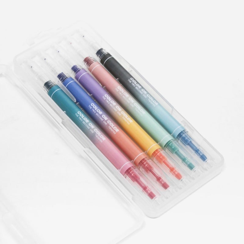 5 Duo Felt Pens Box - 10 colors
