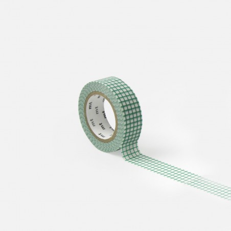 Masking Tape - Green Squared