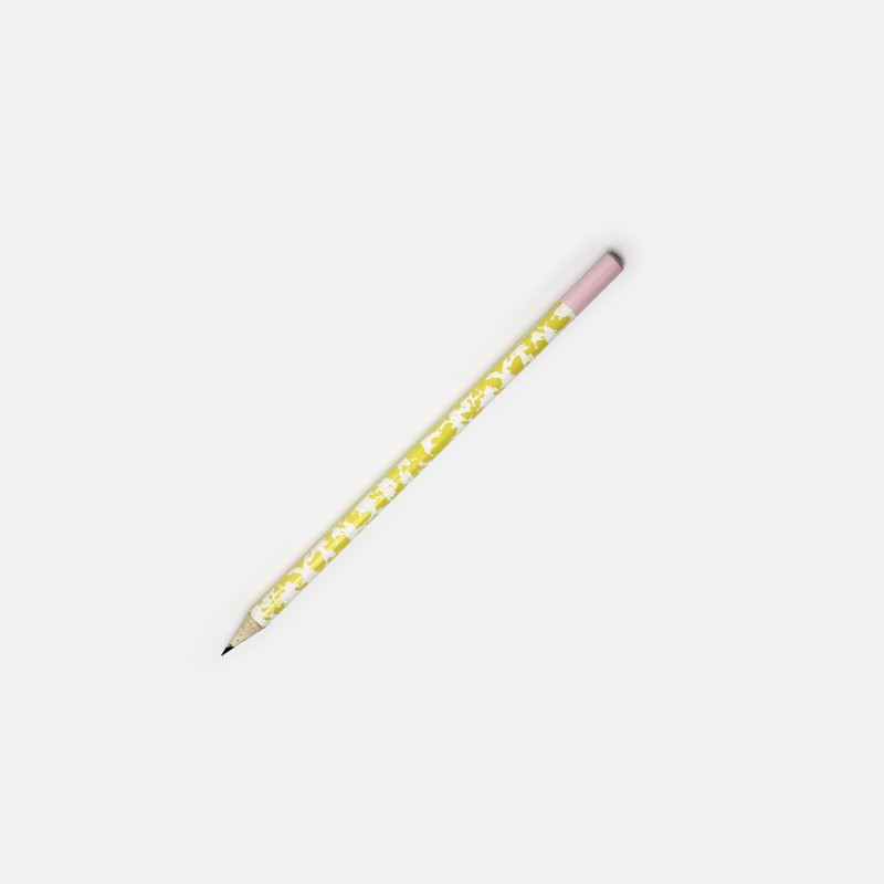 Pencil - Yellow Marbled