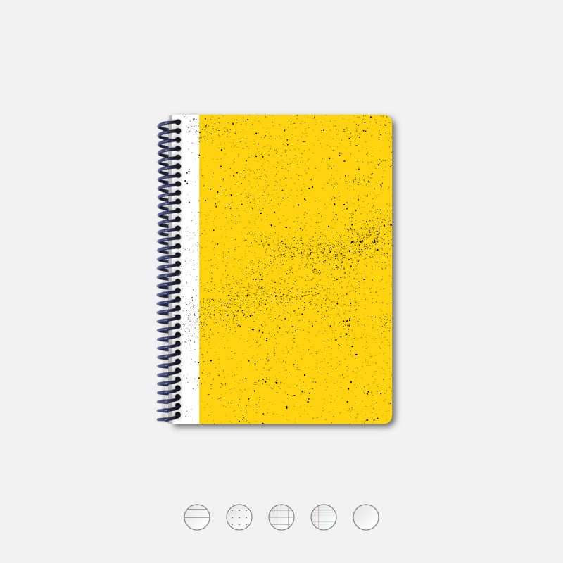 A5 Notebook - Yellow Hubble