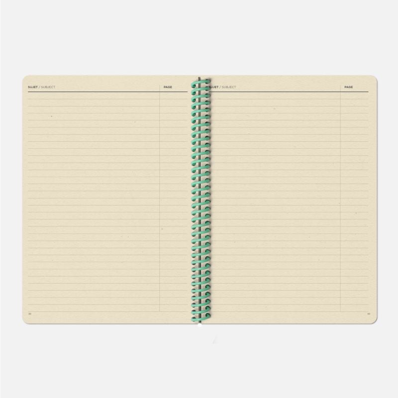 The Plain Canvas A5 Notebook - Coral