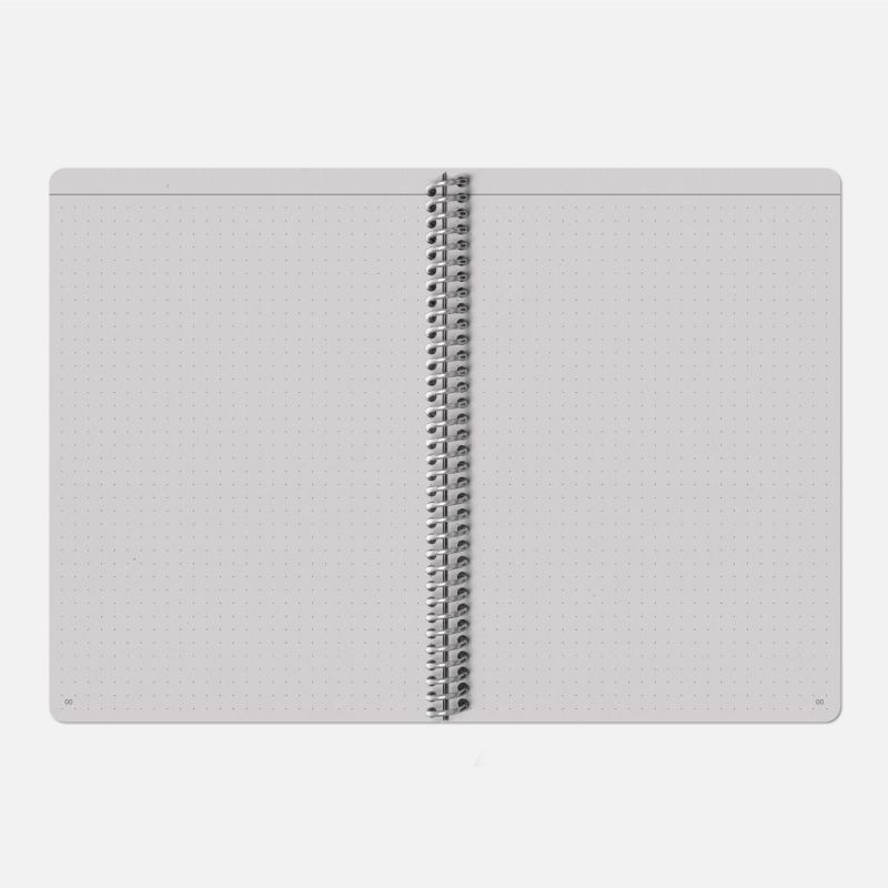 A5 plain canvas notebook - Jean's