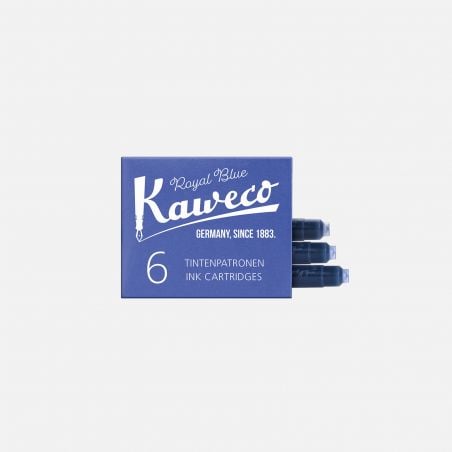 Boite 6 cartouches Royal Blue Kaweco
