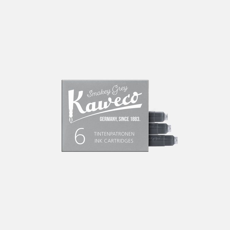 Boite 6 cartouches Smokey Grey Kaweco
